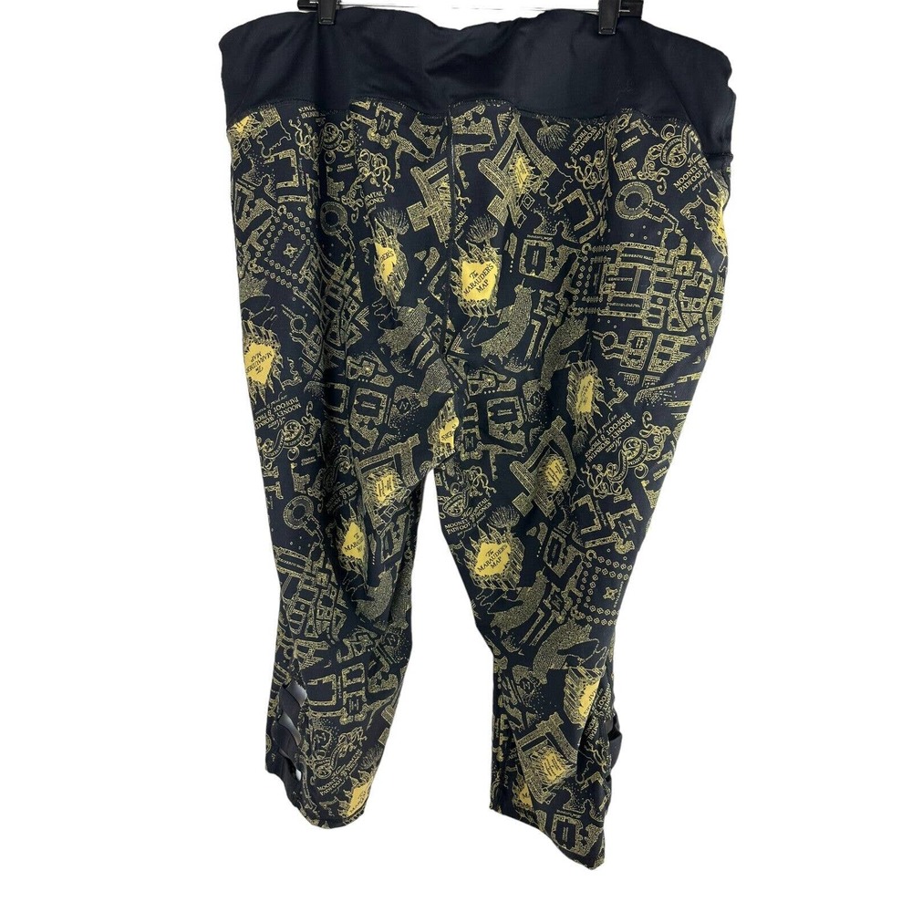 Torrid x Harry Potter Marauder's Map Legging Pants Women's Plus Size 6 6X Black - Picture 6 of 7